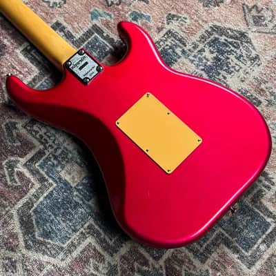1980s Kramer Focus 3000 Vintage Metallic Pink Left Handed MIJ Made In Japan Electric Guitar W/ Original Gigbag! image 10