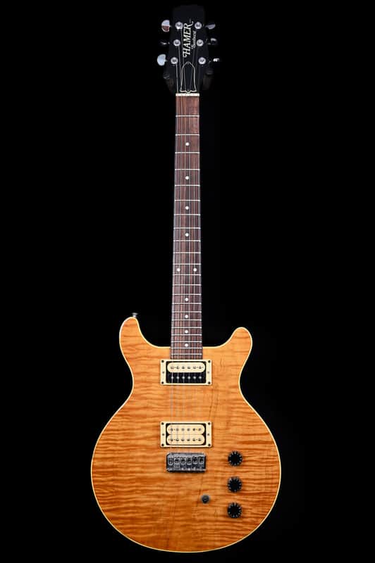 Hamer Sunburst from 1979 in Natural with original Hardcase image 1