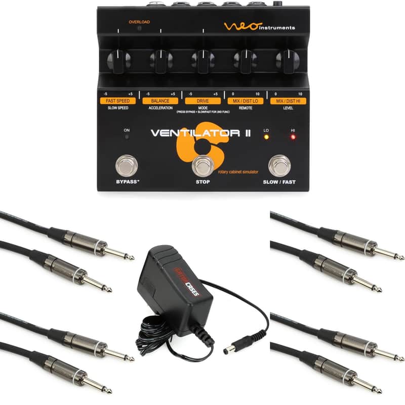 Neo Instruments Ventilator II Rotary Speaker Simulator Pedal and Cable Bundle image 1