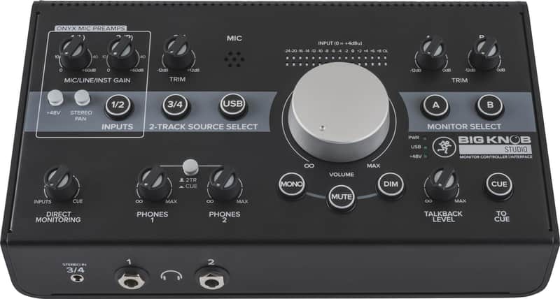 Mackie Big Knob Studio Monitor Controller Interface image 1