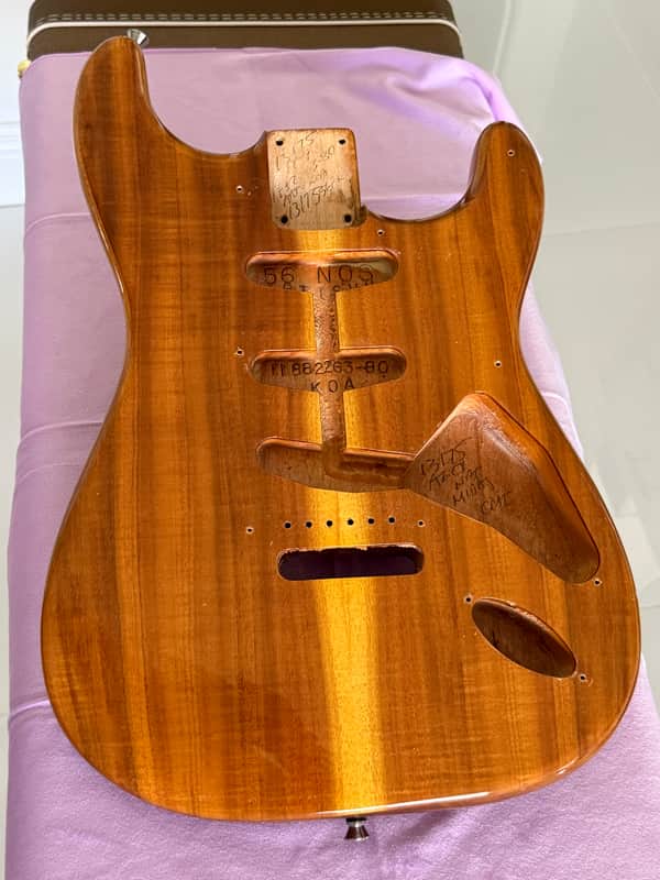 Fender Stratocaster body 1956 - Koa