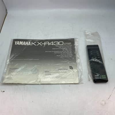 Yamaha KX-R430 Stereo Cassette Deck w/ Remote+OG Box+Manual FOR PARTS ONLY image 10