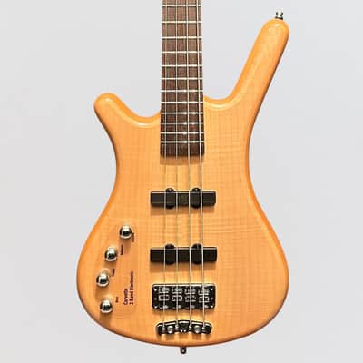Warwick RockBass Corvette Premium 4-String Left Handed Electric Bass Guitar - Natural image 1