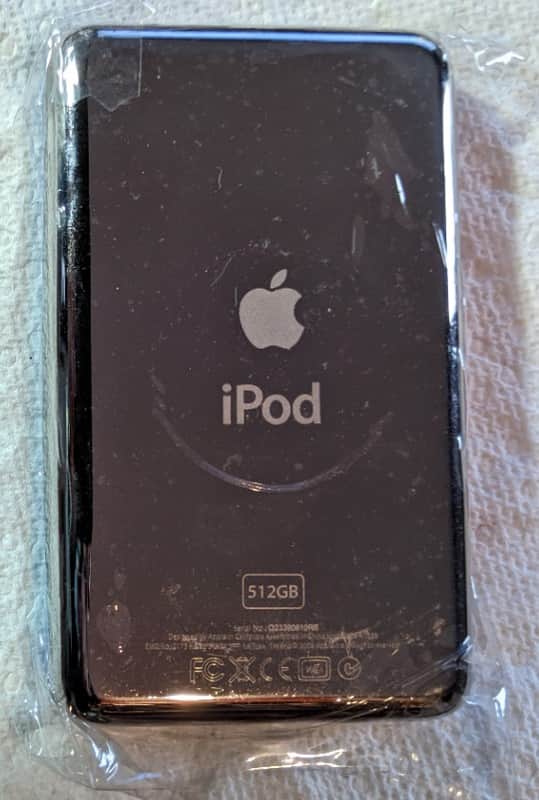 Blue-Black unique Apple iPod Classic 5th Gen Rockbox 512GB, | Reverb