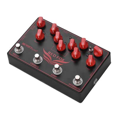Red Fox 4-in-1 Multi Effects Pedal With Overdrive, Chorus, Delay, FX Loop Pedal image 2