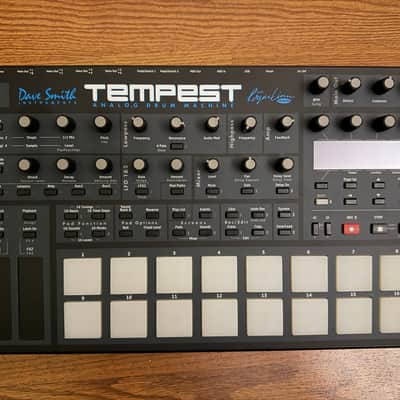 Dave Smith Instruments Tempest 6-Voice Drum Machine 2011 - 2018 - Black with Wood Sides