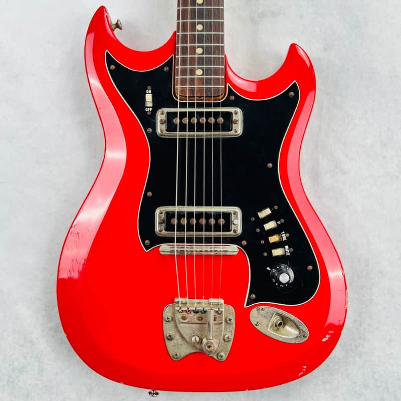 1966 Hagstrom Hagstrom II Red