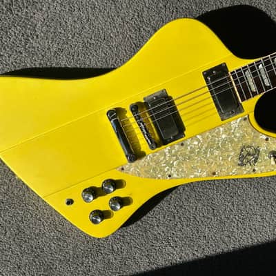 Gibson Custom Shop Firebird 1990 - unique Metallic Yellow finish sounds incredible! image 3