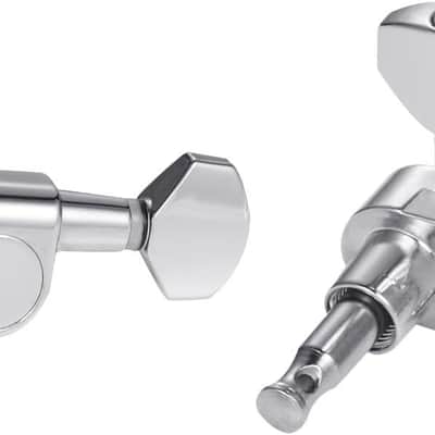 Guitar 2 Pin Tuners Tuning Keys Dual Pin Guitar Tuning Machine Heads Guitars Mini Key Chrome image 2