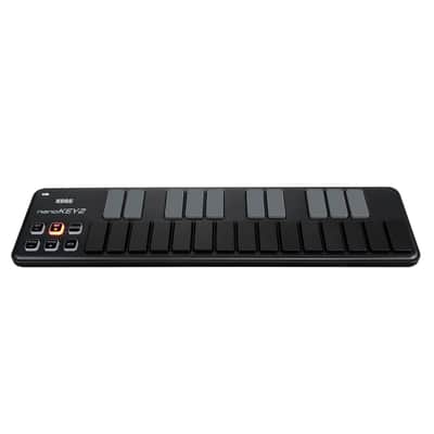 Korg nanoKEY2 Slim Line USB Keyboard - Black - Mint, Open Box image 2