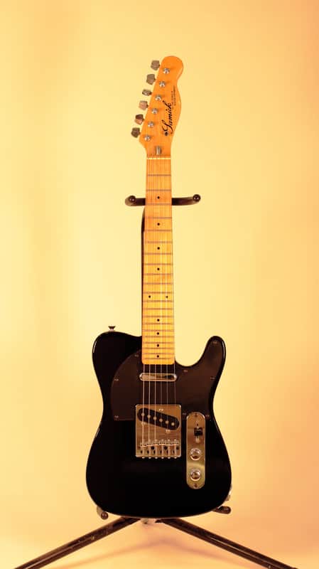 Rare Samick Mini Telecaster 1980S Black image 1