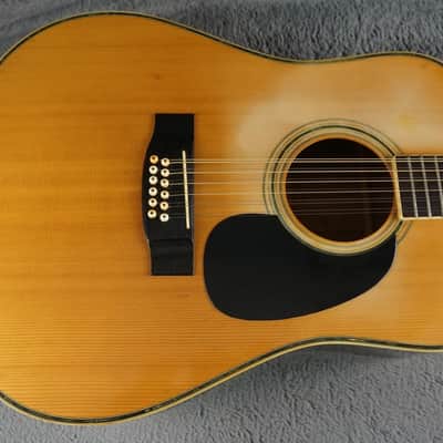 Yamaki YW-30 12-String Acoustic Slotted Headstock Japan image 6