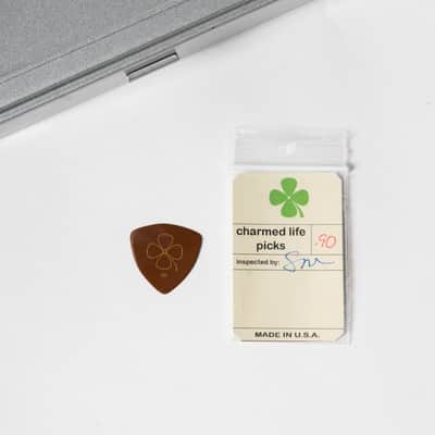 Charmed Life / Vespel Brown Polyimide Guitar Pick - Triangle-Vespel Brown Polyimide - 1.25 mm brown (triangle) image 2