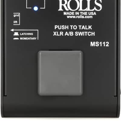 Rolls MS112 Push to Talk XLR A-B switch (3-pack) Bundle