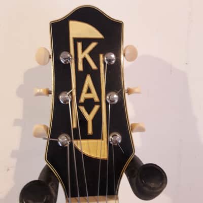 Kay 17" art deco high end archtop 1950 Antique Blonde image 3