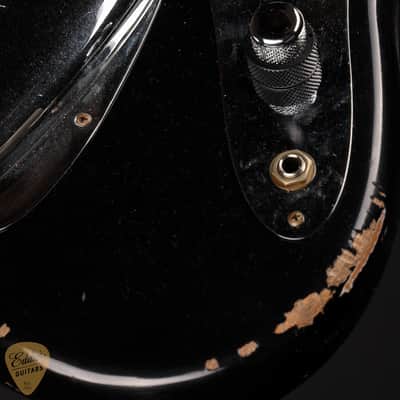 Fender Custom Shop 1962 Relic Jazz Bass - Aged Black image 13