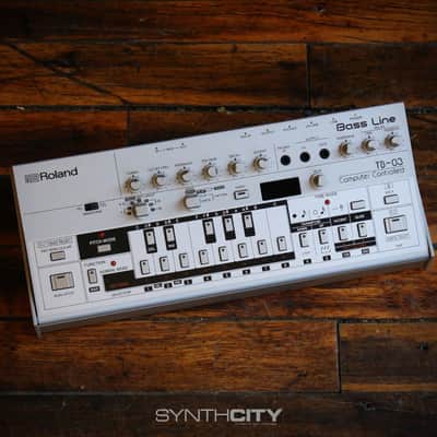 Roland TB-03 Boutique Series Synthesizer Module Bass Line Synthesizer 2016 - Present - Silver