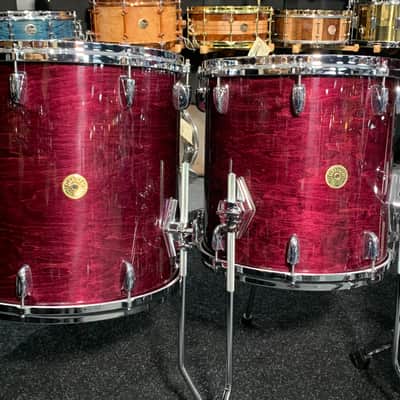 ~WOW!~ Gretsch USA Custom 5-Piece 10/12/14/16/22 Drum Kit Set in Purple Gloss Lacquer image 14
