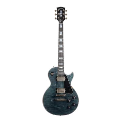 Gibson Custom Les Paul Custom Murphy Lab Heavy Aged AAAA Flame Top - Nordic Blue image 2