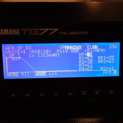 Yamaha TG-77 Synthesizer with Bright Blue LCD Display image 10