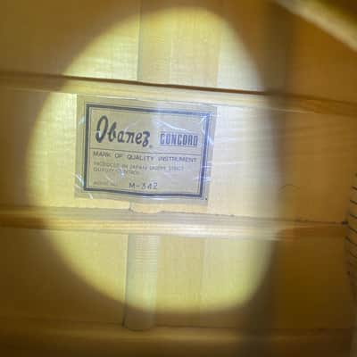 Ibanez Concord M 342 12 string 1978 Blond image 6
