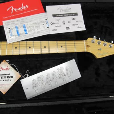 Made in 2015 USA Fender American HSS Maple Neck Stratocaster Electric Guitar With Original Case & Paperwork image 11