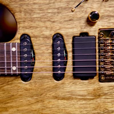 Tom Anderson Angel Player Black Limba Satin Natural image 3