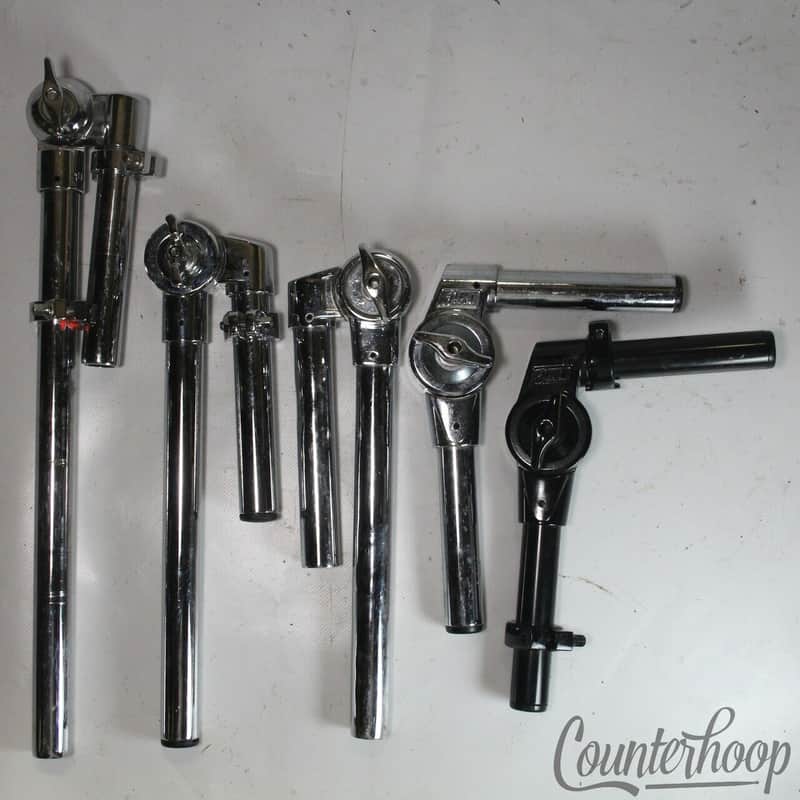 PEARL 5x Tom Drum Post Arms Hardware Angle Bass Mounts + Memory-Lock Clamps image 1