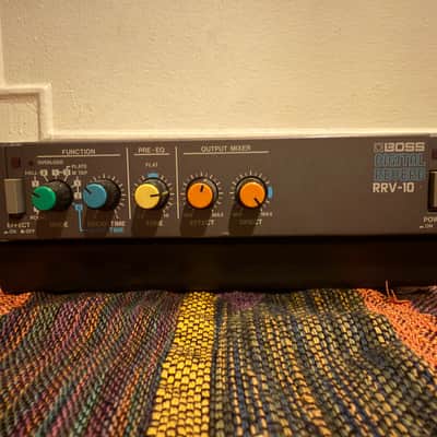 Boss RRV-10 Micro Rack Series Digital Reverb 1987 - 1990 - Black image 1