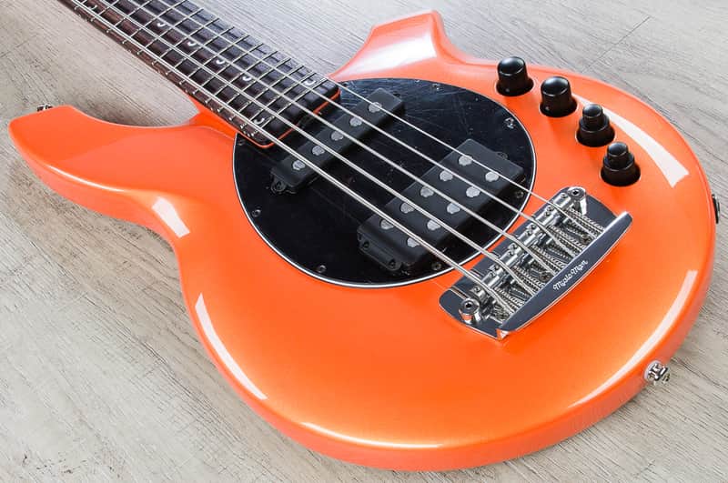 MUSICMAN BONGO5 HS タンジェリン　パール Ernie Ball Music Man Bongo 5 HS Bass Guitar - Tangerine Pearl
