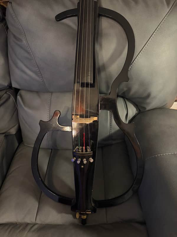 Cecilio CECO-2BK Electric Cello with Ebony Fittings Style 2 image 1