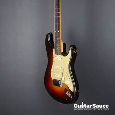 Fender Stratocaster Original Vintage Slab Board 1961 Sunburst (COD 1965VG) image 7