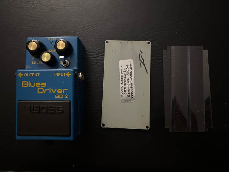 Keeley Boss BD-2 Blues Driver Overdrive with Phat Mod 2010s - Blue