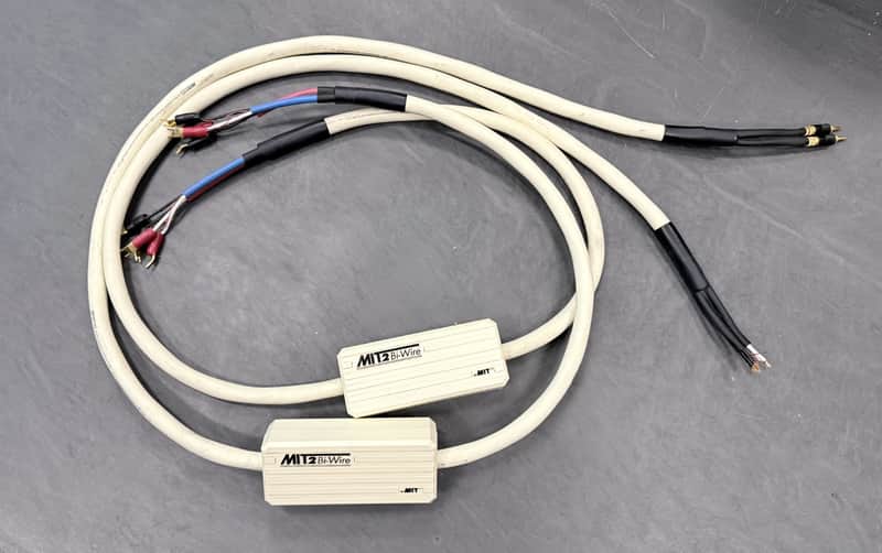 MIT Terminator 2 Bi-Wire Speaker Cables (8 Ft.) (Pair) - Beige image 1