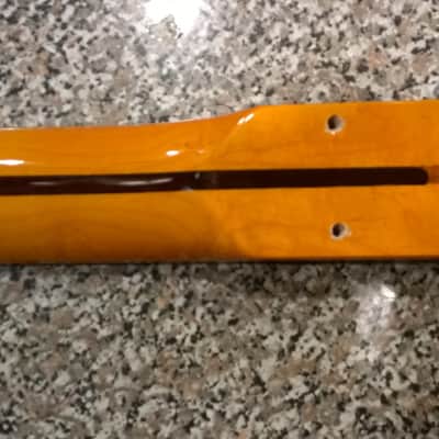Fender Mustang  Amber/rosewood neck image 4