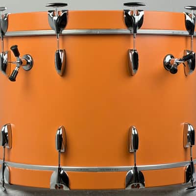 Gretsch 22/13/16/5.5x14" Broadkaster Vintage-Build Drum Set - Exclusive Satin Cameo Coral imagen 22