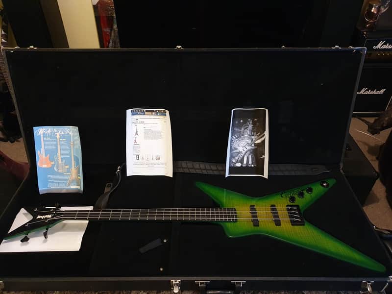 Washburn USA Custom Shop Dimebag Darrell DB2000 Dime gift GWAR Artist Signed RARE Bass Guitar D3 image 1