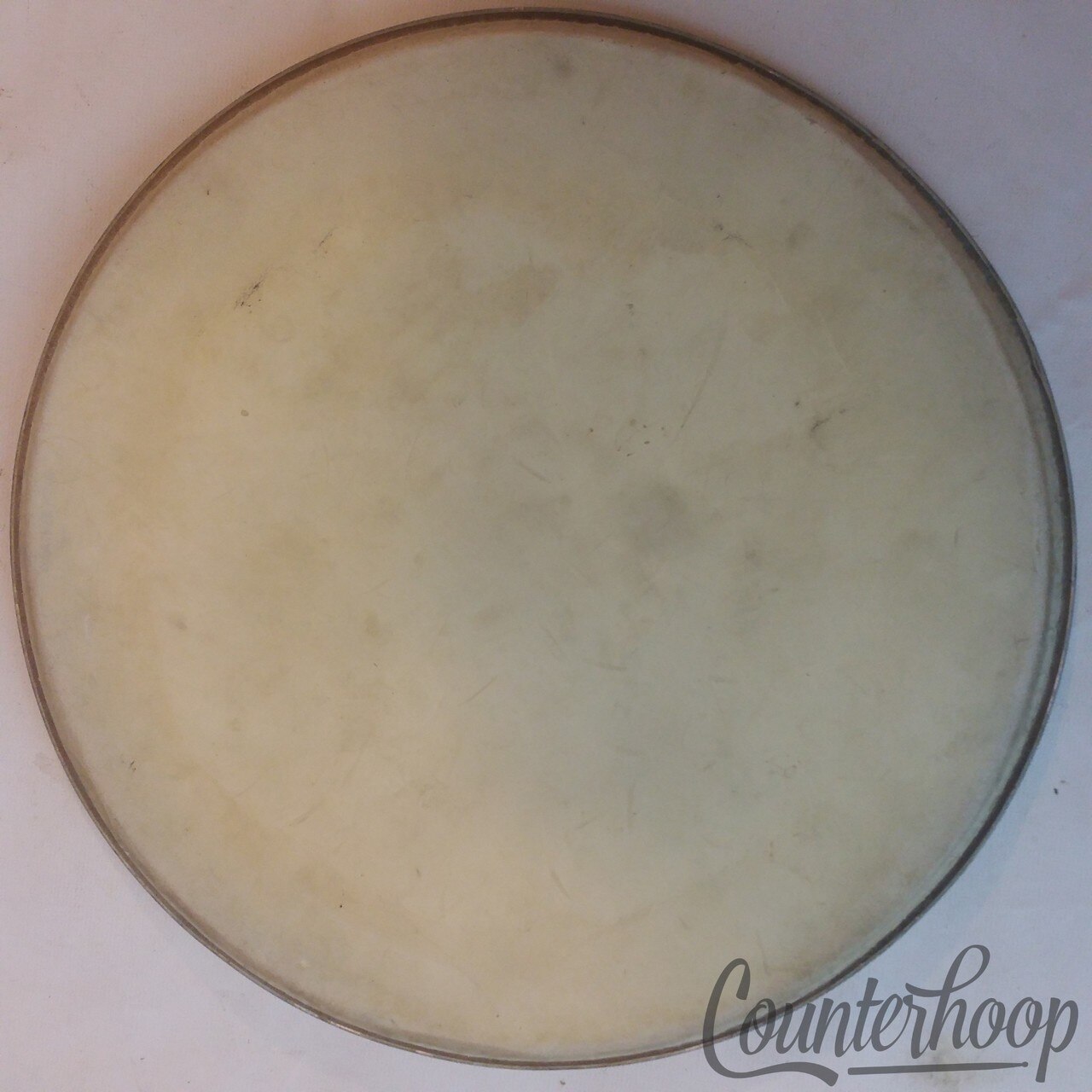 Rogers 12" Tom Drum Head Vintage 60s Weather King A-1 Cleveland Holiday USA* — main photograph