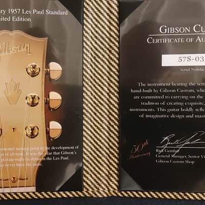 Gibson  Les Paul 50th anniversary 57  limited edition 2007 Gold Bild 13