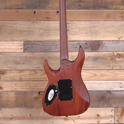 Schecter C-1 Exotic Spalted Maple Electric Guitar Satin Natural Vintage Burst image 5
