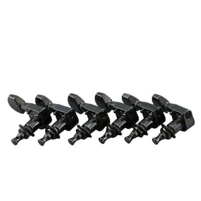 (6) Ibanez Standard Right Handed Tuning Pegs Cosmo Black Finish TU-4152 image 2