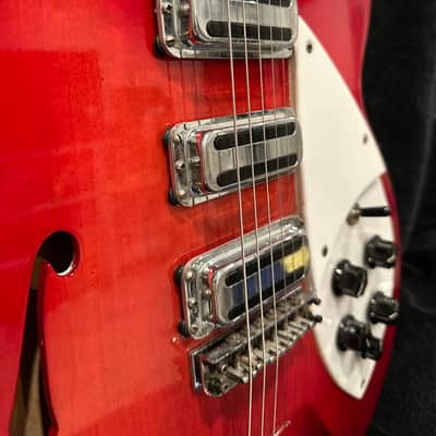 1966 Rickenbacker 345 Export Rose Morris Model 1998 - Fireglo image 2