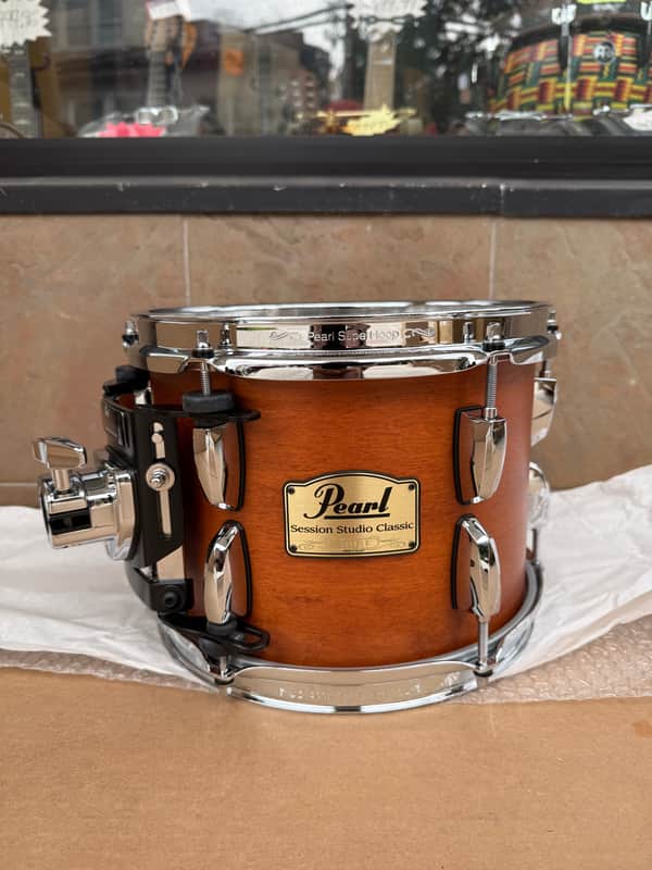 Pearl Session Studio Classic 10" x 7" Rack Tom Matte Liquid Amber #389 - Brand New image 1