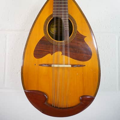 1968 Suzuki No. 228 Bowl Back Mandolin w/ Original Hard Case Japan image 2