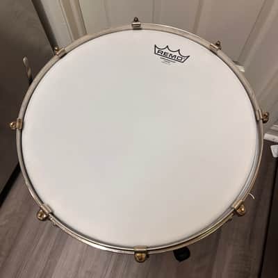 Slingerland No. 157 14x7" Student Model Snare Drum 1940s - Blue Duco image 7