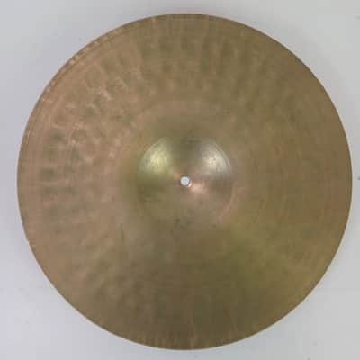 *UFIP 14" 1108g/1120g 60s Hi-Hats Cymbals Set Italy Vintage B20 Bronze Italian image 16