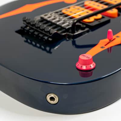 1990 Ibanez PGM100 – Signature Paul Gilbert RG, Bold Jewel Blue, Fully Dialed for Shredding image 6