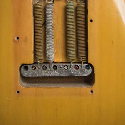 Fender Stratocaster Solid Body Electric Guitar (1971), ser. #308316, original black tolex hard shell case. image 14