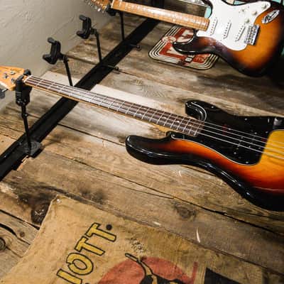 Fender Precision Bass with Rosewood Fretboard 1978 - Sunburst image 8