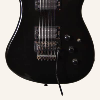 Kramer Pacer Carrera Vintage Early 1980's Electric Guitar w/ Floyd Rose 1981-'83 Black image 2
